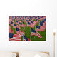 Abundance American Flags Wall Decal