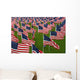 Abundance American Flags Wall Decal