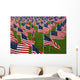 Abundance American Flags Wall Decal