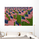 Abundance American Flags Wall Decal