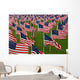 Abundance American Flags Wall Decal