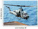 Ah-1w Super Cobra Helicopter Wall Decal Design 2