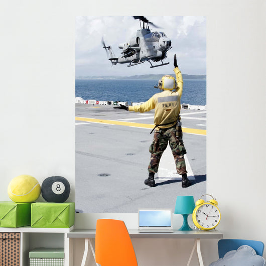 Airman Directs Ah-1w Super Wall Decal