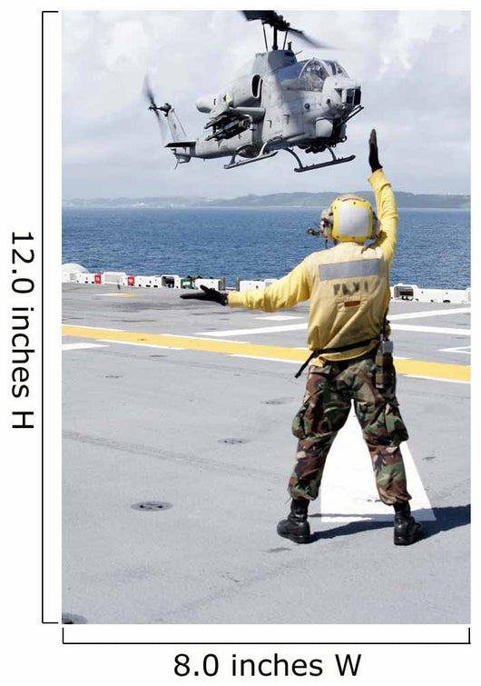 Airman Directs Ah-1w Super Wall Decal