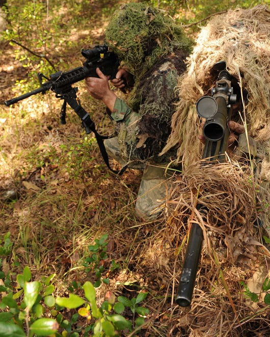 Sharpshooters Sneak through Forest Wall Decal