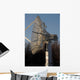 Technician Climbs up Large Wall Decal