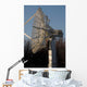 Technician Climbs up Large Wall Decal