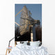 Technician Climbs up Large Wall Decal