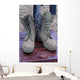 Dog Tags Hang from Wall Decal