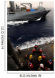 Underway Replenishment between Uss Wall Decal Design 1