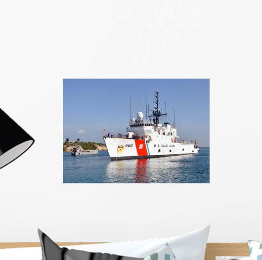 Us Coast Guard Cutter Wall Decal Design 2