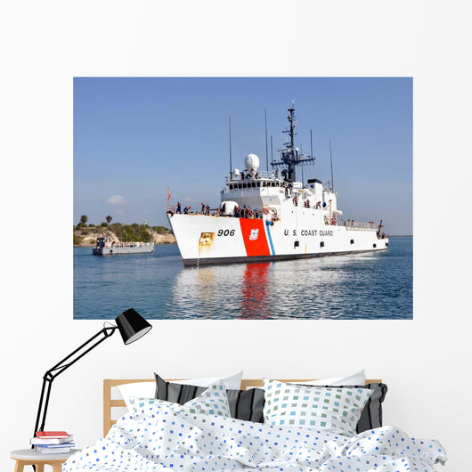 Us Coast Guard Cutter Wall Decal Design 2
