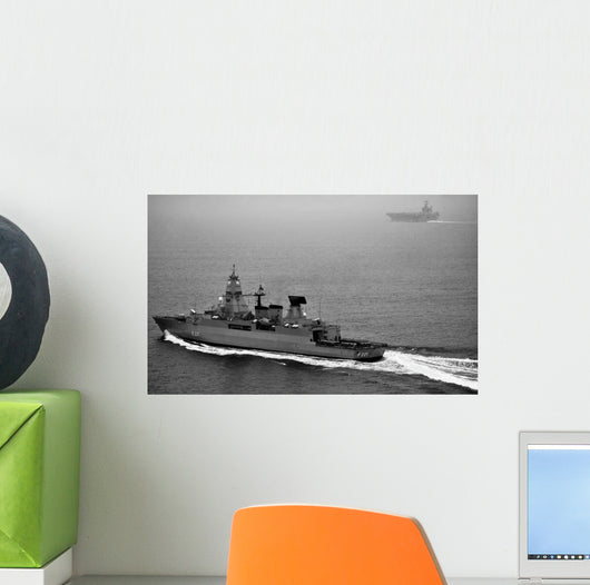 German Navy Frigate Fgs Wall Decal Design 2