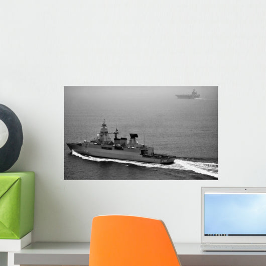German Navy Frigate Fgs Wall Decal Design 2