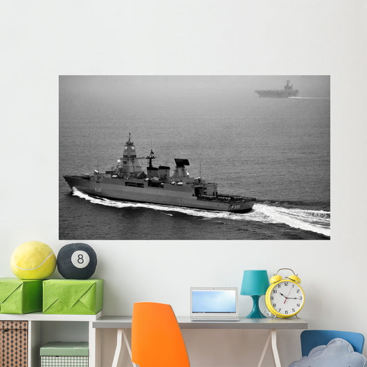 German Navy Frigate Fgs Wall Decal Design 2