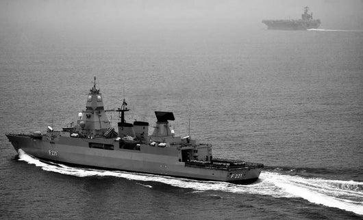 German Navy Frigate Fgs Wall Decal Design 2