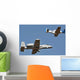 A-10 Thunderbolt and P-51 Wall Decal