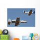 A-10 Thunderbolt and P-51 Wall Decal