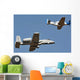 A-10 Thunderbolt and P-51 Wall Decal