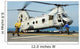 Ch-46e Sea Knight Prepares Wall Decal