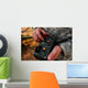 Us Soldier Hits Button Wall Decal