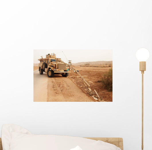 Mrap Vehicle Disassembles Improvised Wall Decal