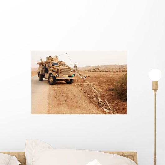 Mrap Vehicle Disassembles Improvised Wall Decal