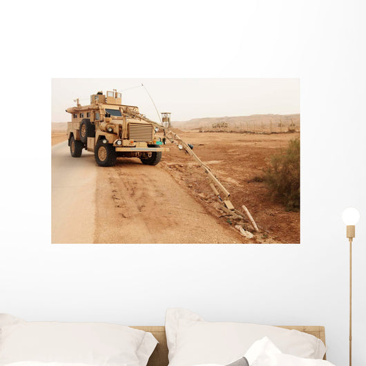 Mrap Vehicle Disassembles Improvised Wall Decal