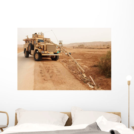 Mrap Vehicle Disassembles Improvised Wall Decal