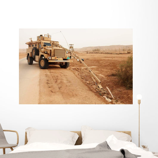 Mrap Vehicle Disassembles Improvised Wall Decal