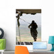 Us Soldier Jumps out Wall Decal
