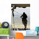 Us Soldier Jumps out Wall Decal