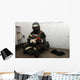 Airman Dons His Chemical Wall Decal