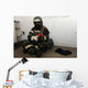 Airman Dons His Chemical Wall Decal