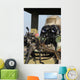 Soldier Looks through Binoculars Wall Decal