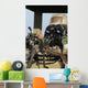 Soldier Looks through Binoculars Wall Decal