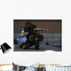 Airman Engages Simulated Operational Wall Decal