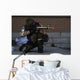 Airman Engages Simulated Operational Wall Decal