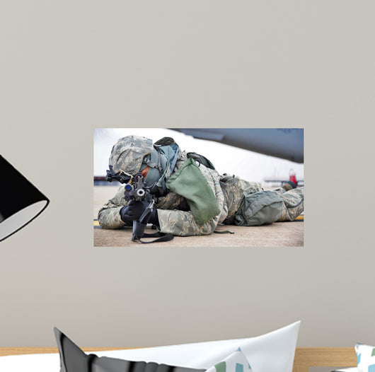 Airman Provides Security Whiteman Wall Decal