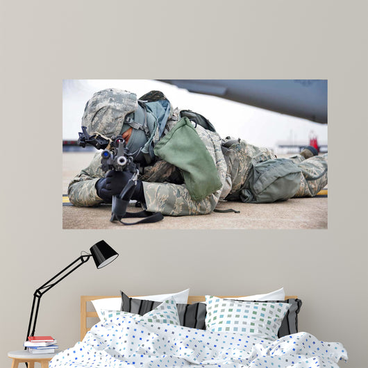 Airman Provides Security Whiteman Wall Decal
