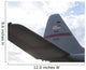 Close-up C-130 Hercules Tail Wall Decal
