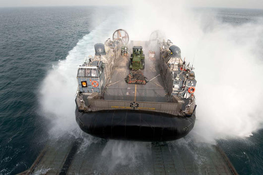 Landing Craft Air Cushion Wall Decal Design 2