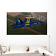 Blue Angels Perform over Wall Decal