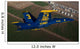 Blue Angels Perform over Wall Decal
