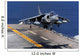 Av-8b Harrier Jet Lands Wall Decal
