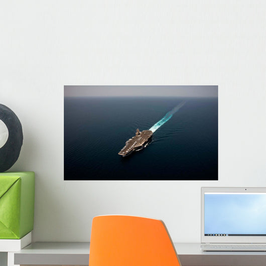 Nimitz Class Aircraft Carrier Wall Decal Design 2
