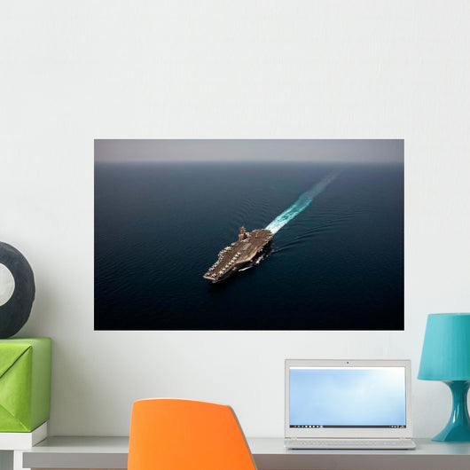 Nimitz Class Aircraft Carrier Wall Decal Design 2