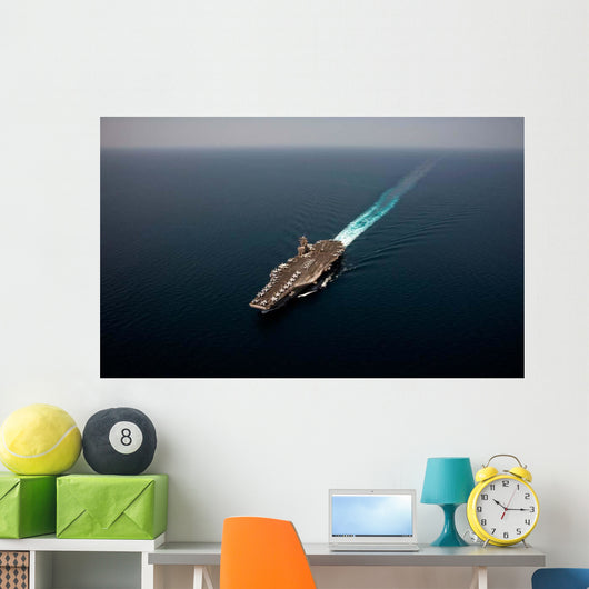 Nimitz Class Aircraft Carrier Wall Decal Design 2