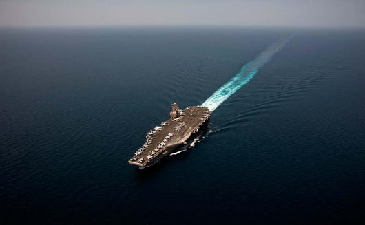 Nimitz Class Aircraft Carrier Wall Decal Design 2
