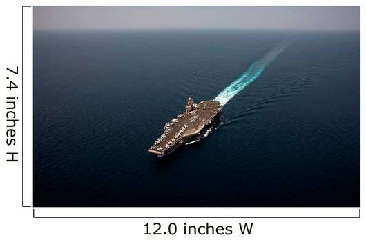 Nimitz Class Aircraft Carrier Wall Decal Design 2